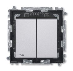 ABB Levit M Přepínač sériový ř. 5 IP44 titanová/kouř. černá 3559H-A05940 70