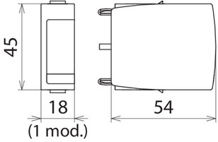 Svodič přepětí typ 2 vypínací jiskřiště, modul pro DEHNguard ACI 952024