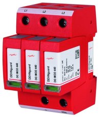 Svodič přepětí DEHNguard M 3-pólový pro TN-C systémy 952303
