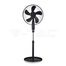 16 Stand fan round base black, VT-501