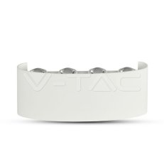 8W LED Wall Light Sand White IP54 4000K,