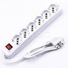 1,5m extension socket W/1 switch (polyba