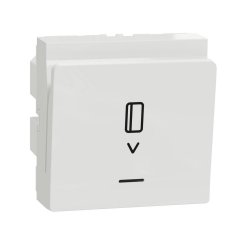 NOVÁ UNICA Elektronický spínač hotelové karty, Bílý SCHNEIDER NU354018