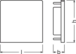 LEDVANCE Wide Profiles for LED Strips -PW03/EC