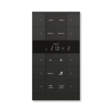 Tenton prvek ovládací 10nás s termostatem, mechová černá ABB 2CKA006220A0877