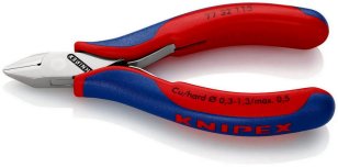 Boční štípací kleště pro elektroniku 115 mm KNIPEX 77 32 115