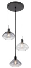 DVORA E27 3x 40W IP20 matná černá RABALUX 72023