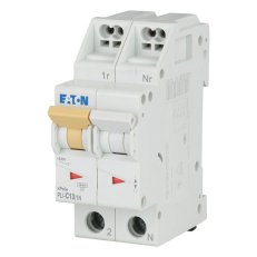 PLI-C13/1N Jistič PLI (bezšroubové svorky nahoře) char C 1+N-pólový 10kA 13A