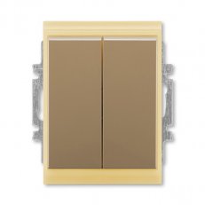 ABB Element 3558E-A52940 25 Přepínač dvojitý střídavý,řazení 6+6,IP44