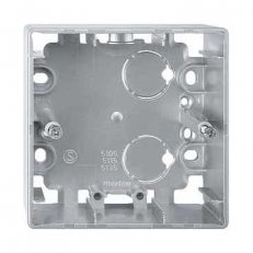 Schneider MTN510560 Krabice pro montáž na omítku, jednonásobná, System M, alu
