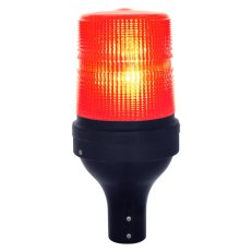 Maják zábleskový STR X P 12/24 V, DC, 15 J, IP65, červená, černá SIRENA 22282
