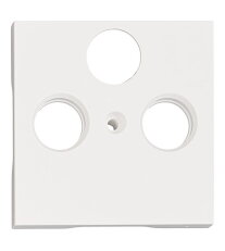 Kryt anténní zásuvky TV, typ HSAT-M, 3 otvory, bílý SCHRACK EV104310--