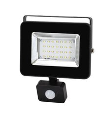 Reflektor LOFOT LED SMD 20W 4000K 1750lm IP65 pohyb. senzor černá BEMKO 105959