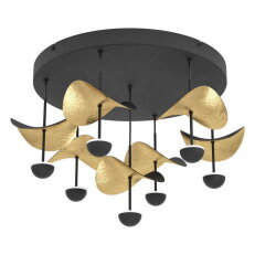 Stolní svítidlo DRACERA LED černá/zlatá 16,1W IP20 EGLO 390411