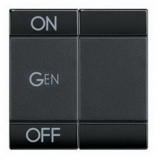 BTICINO MYHOME KRYTKA 2MODULOVÁ ANTRACIT  L4911M2AFN