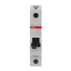 S201M-B16 1 fázový jistič 16 A char. B 10kA ABB 2CDS271001R0165