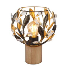 Stolní lampa MIKA hnědá 1x40W E27  GLOBO 15759T