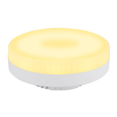Bulb LED žárovka, plast bílý, nikl, hlin