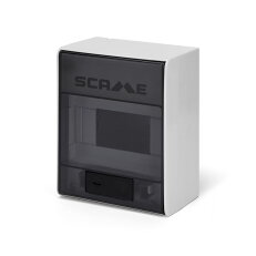 Násténná přístrojová skříň IKONA IP66-6 DIN 140x180x100mm SCAME 679.1006