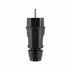 Vidlice elamidová 3x2,5mm2, černá IP54 (1519100) ABL 100000064