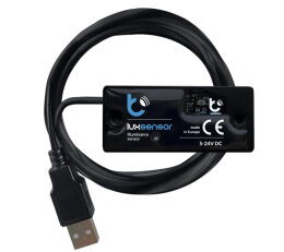 Senzor osvětlení (Lux, Lx), IP65, 5-24 V