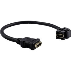 Modul keystone HDMI flex (jack/jack), černá SCHNEIDER MEG4583-0002