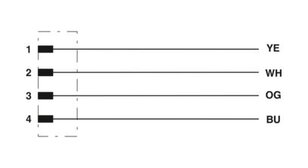 Síťový kabel VS-M12MS-IP20-93R-LI/2,0 PHOENIX CONTACT 1416242