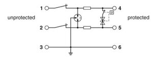 Svodič přepětí TTC-6P-1X2-M-24DC-UT-I PHOENIX CONTACT 2906738