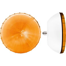 Žárovka LED FEU 2.0 110/240V, AC, E27, žlutá, světle šedá, průměr 300 mm 35165