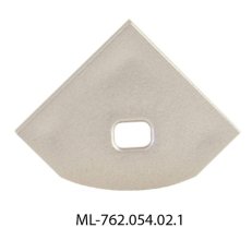 Koncovka pro RT s otvorem, stříbrná barva, 1 ks MCLED ML-762.054.02.1