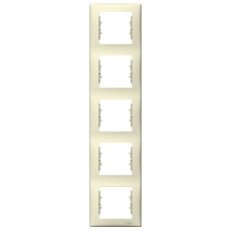 Sedna Rámeček pětinásobný vertikální, Beige SCHNEIDER SDN5801547
