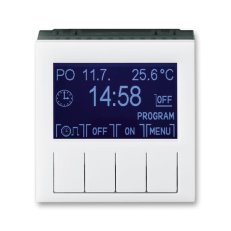 Hodiny spínací programovatelné 3292H-A20301 62 bílá/kouřová černá Levit ABB