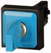 Eaton Q25S1R-BL Ovládací hlavice s klíčem, 2polohy, 25x25, aretace, 45°, modrá