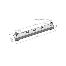 Podpěra PZMP 200 'GZ' pro žlab 100/50, 100/100, 200/50, 200/100 ARKYS ARK-216220