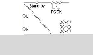 Spínaný napájecí zdroj pro 1fáz. 24V DC 20 A Kontakt DC OK 2,5mm2 WAGO 787-834