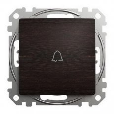 Sedna D/E Tlačítko 1/0 ''zvonek'', Wenge SCHNEIDER SDD181131