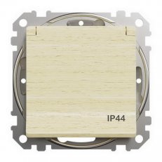 Sedna D/E Zásuvka 230V 16A IP44 šroubová, Bříza SCHNEIDER SDD280013