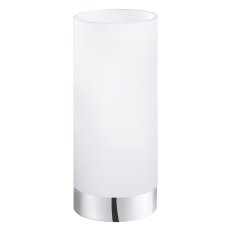 Stolní svítidlo DAMASCO 1 1xE27 chrom/bílá 60W IP20 EGLO 95776