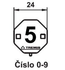 Štítek označení č.5 (plast) TREMIS VS020