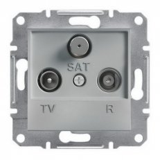 Asfora Zásuvka TV-R-SAT, koncová, alu SCHNEIDER EPH3500161