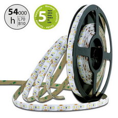 LED pásek SMD2835 UWW, 120LED/m, 7W/m, 490lm/m, IP20, DC 24V, 10mm, 5m