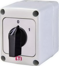 Vačkový spínač v krytu CS 16 91 PN, 2p, 16A, IP65, '0-I' ETI 004773159