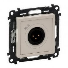VALENA LIFE ZÁSUVKA XLR SAMEC BÉŽOVÁ LEGRAND 753274