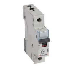 TX3 JISTIČ, 1 PÓLOVÝ, CHAR. D, 40A 6000A LEGRAND 403725