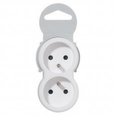 ADAPTÉR ČELNÍ 2X2P+T 16A,BÍLÁ LEGRAND 050638