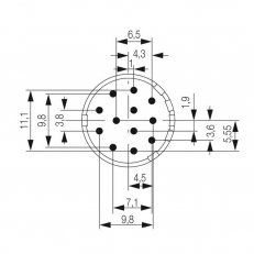 kontakt SAI-M23-BE-12-F-G WEIDMÜLLER 1224570000