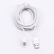 Type C USB Cable 3M White, VT-5543 V-TAC SKU8457