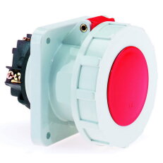 Zásuvka vestavná 63A 4p 400V IP67 6h BALS 13100