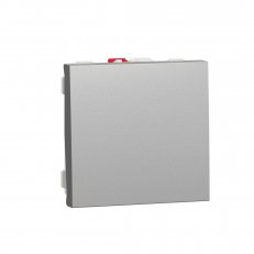 Spínač NOVÁ UNICA jednopólový řazení 1, 2M, Aluminium SCHNEIDER NU320130