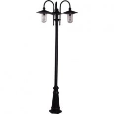 Sloupové svítidlo Adonis sloup velký s ramenem 3 černá 3x60W IP23 E27 916253/07
